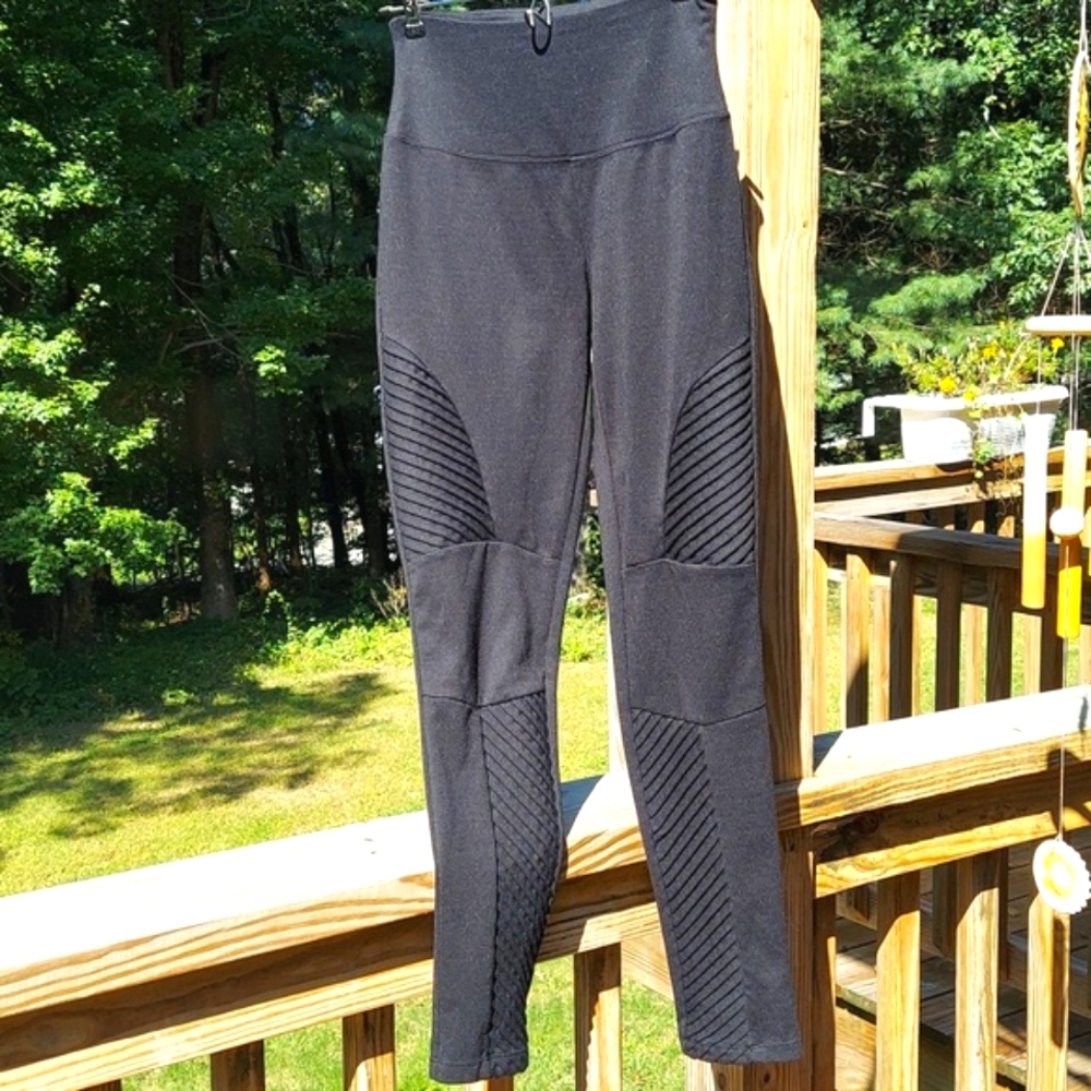 INC International Concepts Black padded Leggings Sz S